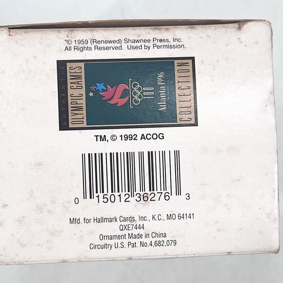 HALLMARK 1996 Atlanta Olympics Lighting the Flame Flickering & Musical Ornament - Picture 10 of 10